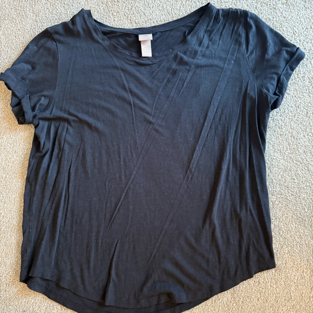 H&M Black Short Sleeve Tee